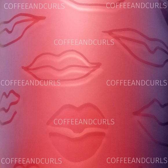 Starbucks Valentine 2021 Red and Pink Lips  Soft Touch Tumbler - Picture 8 of 9
